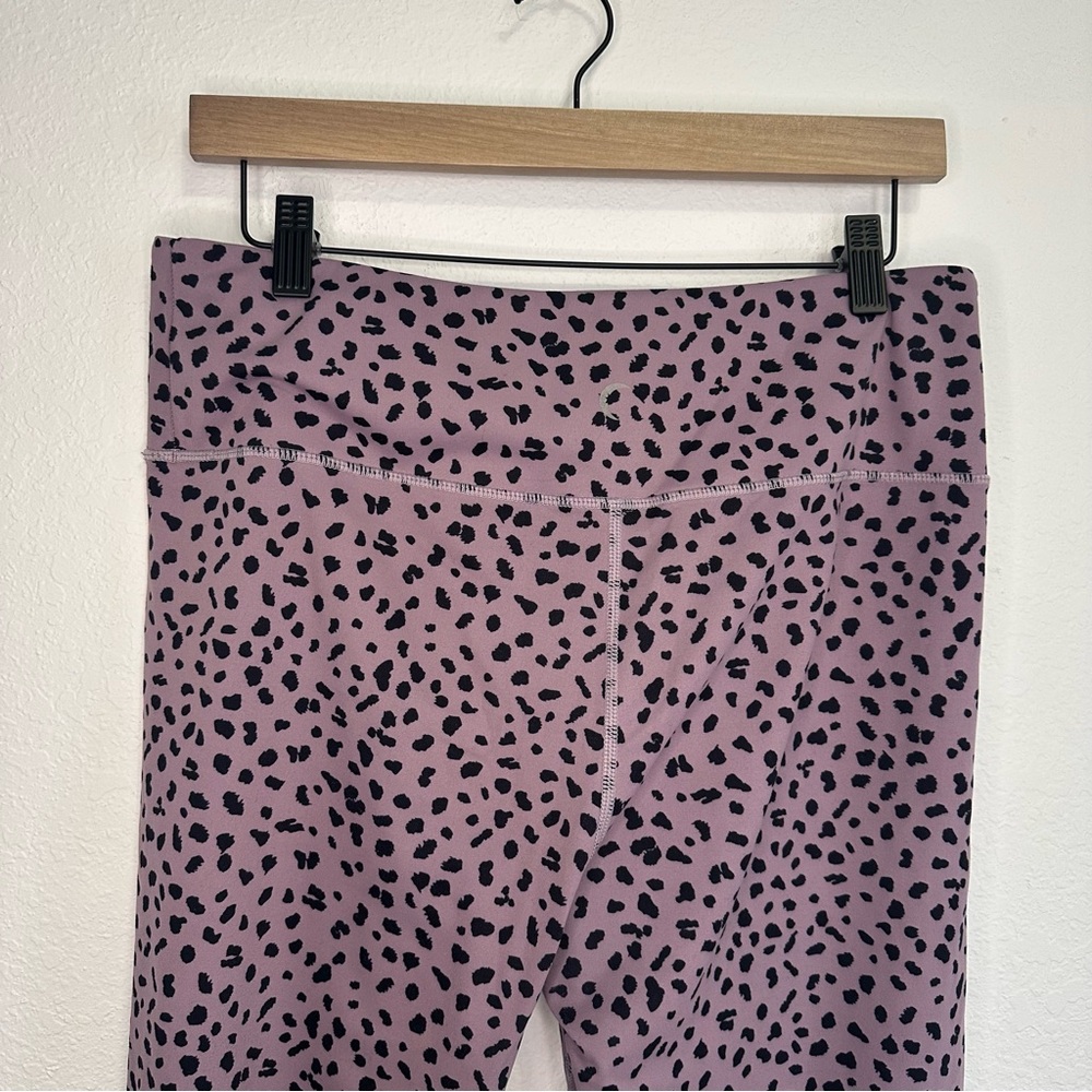 Zyia Women’s Pink Leopard Print Leggings – Size 12 - Picture 5 of 5